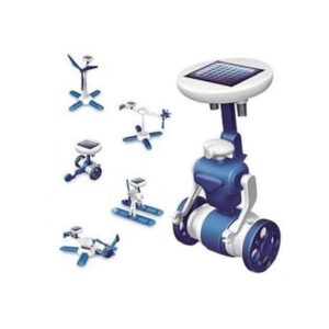 kit robô solar 6 em 1 brinquedo educativo robótica montar helicóptero dinossa
