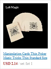 pidr-168329950 cartas de manipulação finas poker truques mágicos tamanho padrão fino jogar cart