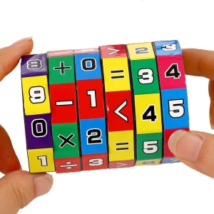 montessori cilindro mágico matemática números cubo brinquedo aritmético crianças matemática contagem jogo quebra cabeça para crianças educação aprendizagem