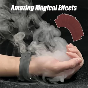 fumaça magia brinquedo portátil profissional mão fuma papel para mágicos fácil close up truque mágico para apresentações de palco