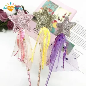varinha de fadas bonito dreamlike cinco pontas estrela varinha de fadas crianças vara mágica menina festa de aniversário presente de halloween princesa cosplay prop