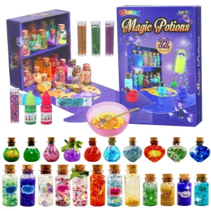 kit de poções mágicas de fadas para crianças, faça você mesmo, bruxa brilhante,