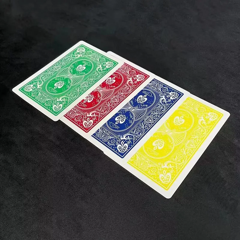 fuga ace (cartões jumbo) truques de magia cartões em branco mudanças para cartão ace desaparece poke close up ilusões truques magia mental